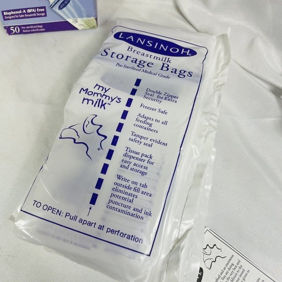 Lansinoh Breastmilk Storage Bags 75 Pre Sterilized Bags For Storing And Freezing - Picture 10 of 14